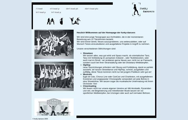 Vorschau von www.funky-dancers.de, Funky Dancers