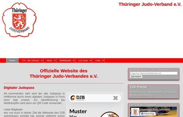 Vorschau von www.thueringer-judoverband.de, Thüringer Judo-Verband e.V.