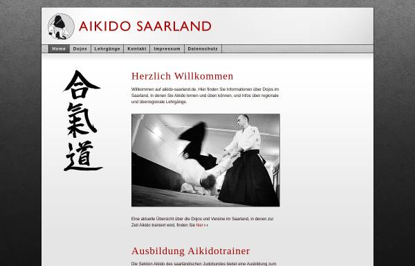Vorschau von www.aikido-saarland.de, Aikido