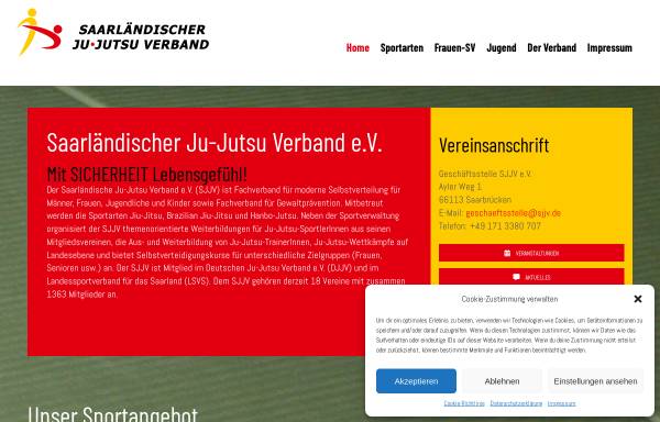 Vorschau von www.sjjv.de, SJJV Ju Jutsu Verband e.V.