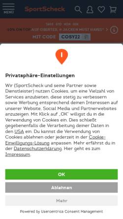 Vorschau der mobilen Webseite mein.sportscheck.com, Hamburger SportScheck Nachtlauf