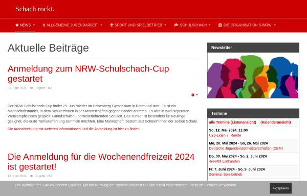 Vorschau von www.schachjugend-nrw.de, Schachjugend NRW