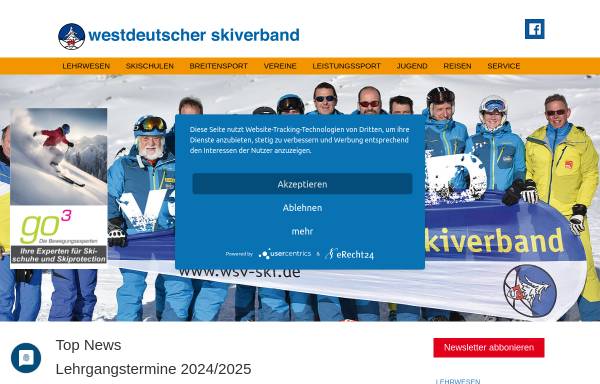 Vorschau von www.wsv-ski.de, Westdeutscher Skiverband e.V.