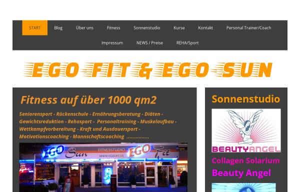 Vorschau von www.ego-fit.de, EGO - Fit Gesundheitsstudio