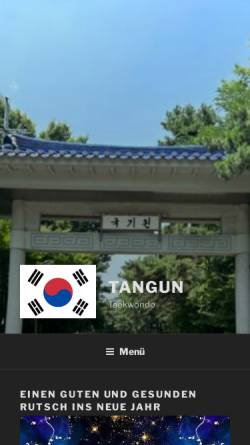 Vorschau der mobilen Webseite tangun.de, Tangun Sport-Freizeitcenter e.V.