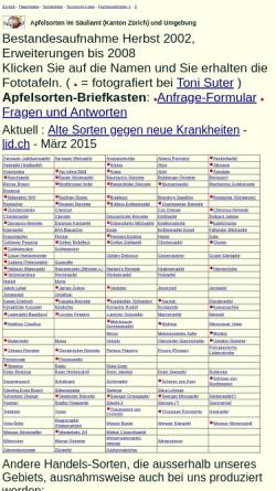 Vorschau der mobilen Webseite www.forums9.ch, Apfelsorten