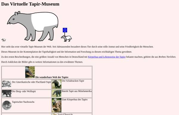 Vorschau von www.tapirsoft.de, Tapir