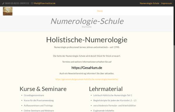 Vorschau von numerologie-schule.de, Schule für Numerologie