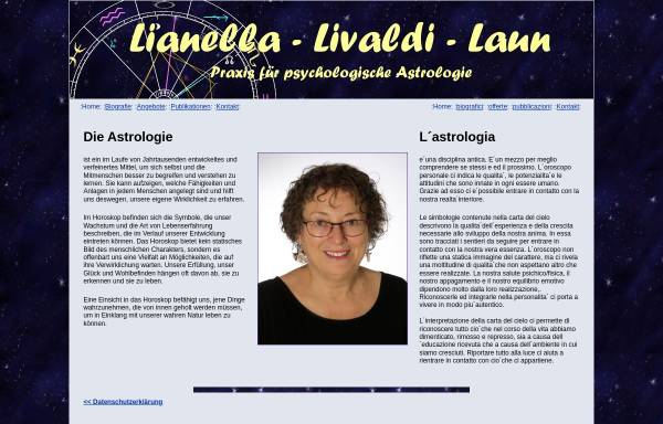 Vorschau von www.lianella.de, Astrologische Beratung, Lianella Livaldi Laun