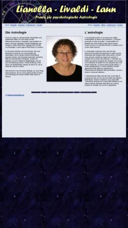 Vorschau der mobilen Webseite www.lianella.de, Astrologische Beratung, Lianella Livaldi Laun