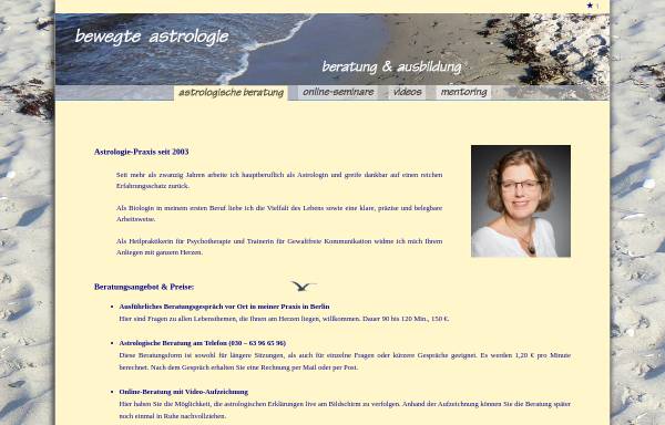 Vorschau von www.bewegte-astrologie.de, Bewegte Astrologie