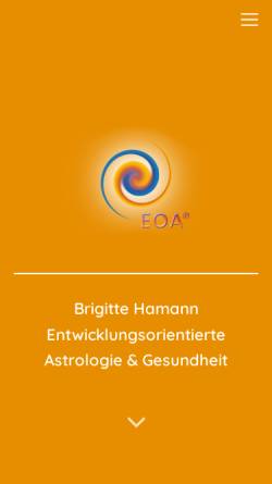 Vorschau der mobilen Webseite www.brigitte-hamann.de, Brigitte Hamann