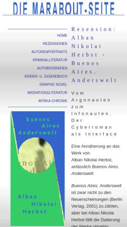 Vorschau der mobilen Webseite www.marabout.de, Vom Argonauten zum Infonauten