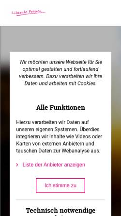 Vorschau der mobilen Webseite www.liberale-frauen-berlin.de, Liberale Frauen Berlin