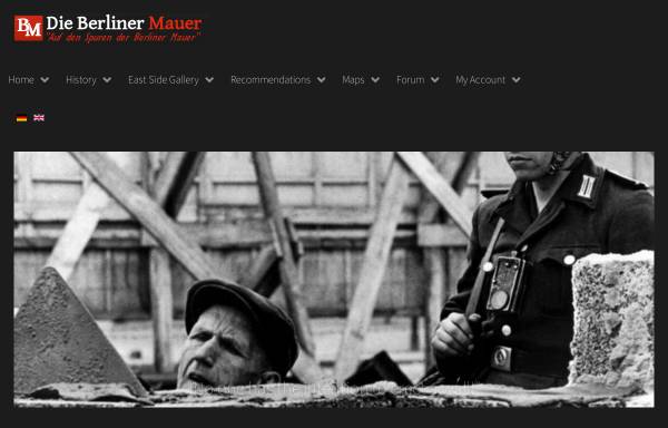 Vorschau von www.die-berliner-mauer.de, Die Berliner Mauer