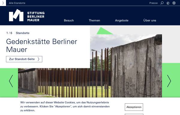 Vorschau von www.berliner-mauer-dokumentationszentrum.de, Dokumentationszentrum Berliner Mauer
