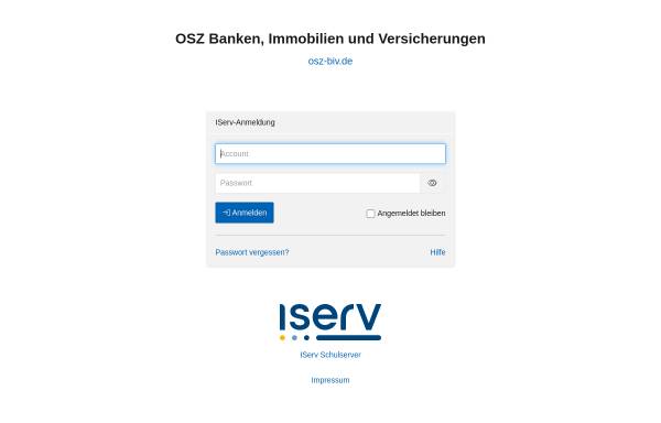 Vorschau von www.osz-banken-versicherungen.de, OSZ Banken und Versicherungen