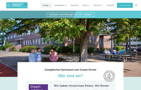 Vorschau von www.graues-kloster.de, Ev. Gymnasium zum Grauen Kloster