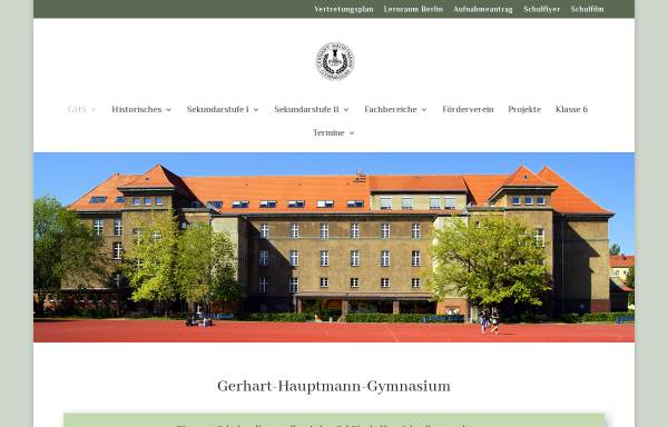 Vorschau von www.ghs-berlin.de, Gerhart Hauptmann Oberschule Friedrichshagen