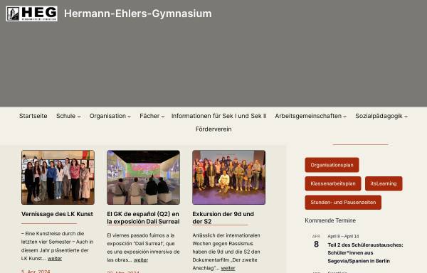 Vorschau von www.hermann-ehlers-schule.de, Hermann-Ehlers-Schule Berlin