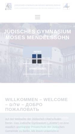 Vorschau der mobilen Webseite josberlin.de, Jüdische Oberschule Berlin