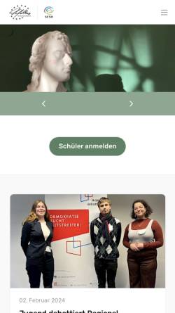 Vorschau der mobilen Webseite sgym.de, Schiller Gymnasium