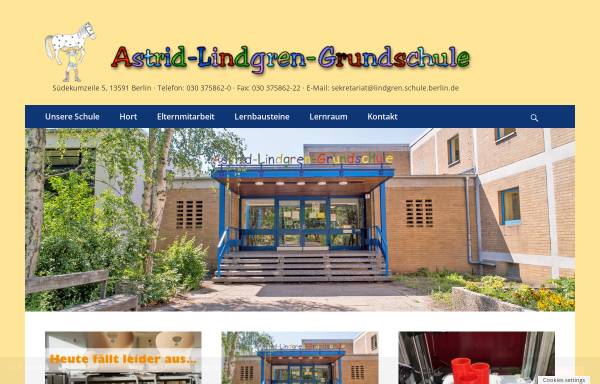 Vorschau von www.lindgrenschule.de, Astrid-Lindgren-Grundschule