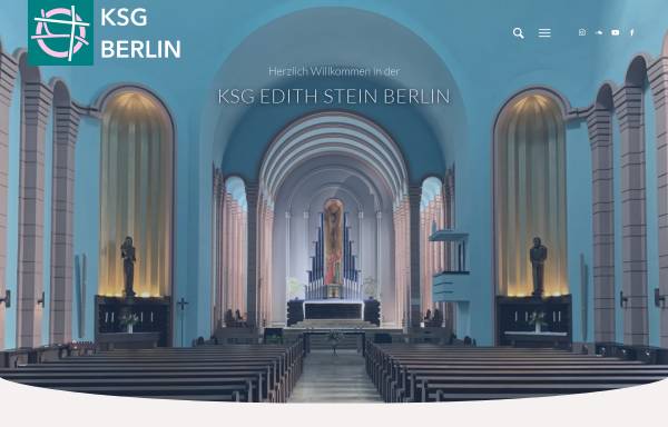 Vorschau von www.ksg-berlin.de, Katholische Studierendengemeinde (KSG) Edith Stein