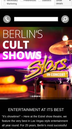 Vorschau der mobilen Webseite www.stars-in-concert.de, Stars in Concert