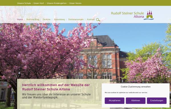 Vorschau von www.waldorfschule-altona.de, Rudolf Steiner Schule Altona