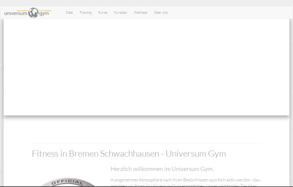 Vorschau von www.universum-gym.de, Universum Gym