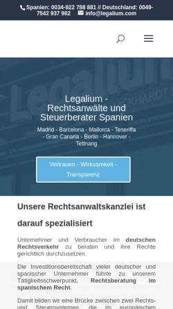 Vorschau der mobilen Webseite anwalt-aktiv.de, Rechtsanwaltskanzlei Luickhardt