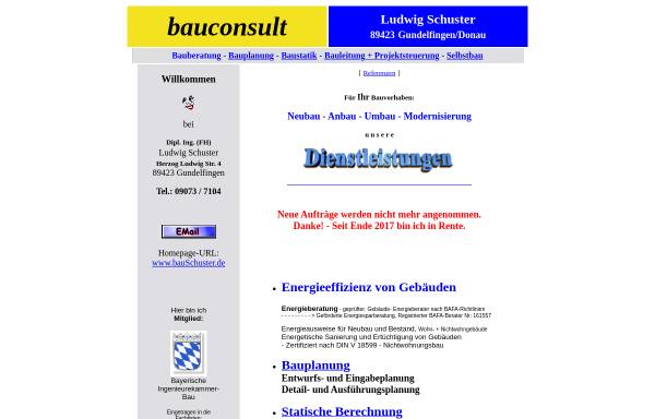 Vorschau von www.bauwork.de, Schuster Ludwig Bauconsult