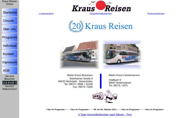Vorschau von www.bndlg.de, Donautal-Reisen Rudolf Kraus