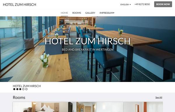 Vorschau von www.hotel-zum-hirsch.de, Hotel Zum Hirsch