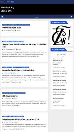 Vorschau der mobilen Webseite www.verbindung-zirkel.de, Sportverbindung Zirkel