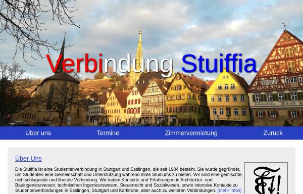 Vorschau von www.stuiffia.de, Studentenverbindung Stuiffia
