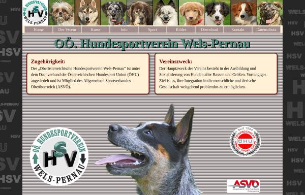 Vorschau von www.hsv-wels-pernau.at, OÖ Hundesportverein Wels Pernau
