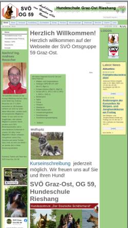 Vorschau der mobilen Webseite www.hundeschule-graz-ost.at, Schäferhundeverein Österreich OG 059