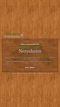 Vorschau der mobilen Webseite www.asv-neresheim.de, Angelsportverein Neresheim