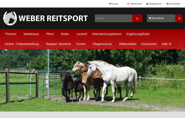 Vorschau von www.weber-reitsport.de, Weber Reitsport