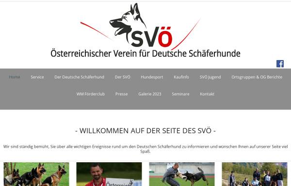 Vorschau von www.svoe-schaeferhund.at, Österreichischer Verein für Deutsche Schäferhunde