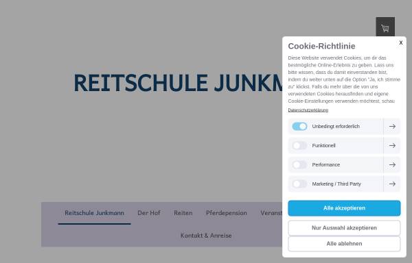 Vorschau von www.reitschule-junkmann.de, Reitschule-Junkmann