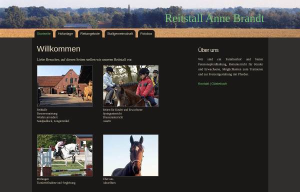 Vorschau von www.reitstall-annebrandt.de, Reitstall Anne Brandt