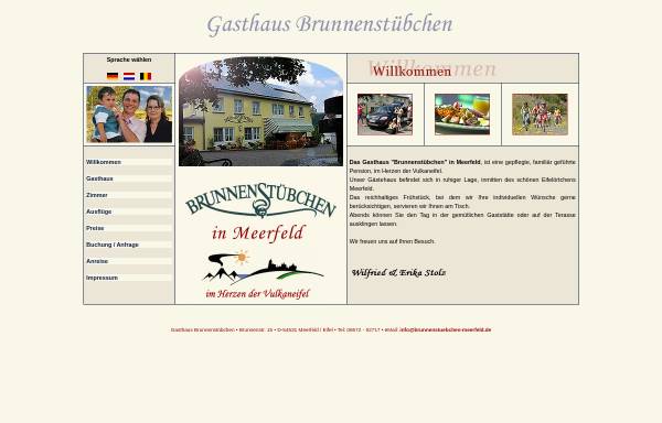 Vorschau von www.brunnenstuebchen-meerfeld.de, Brunnenstübchen