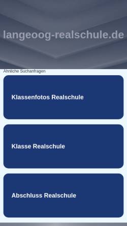 Vorschau der mobilen Webseite www.langeoog-realschule.de, Internats-Realschule Langeoog