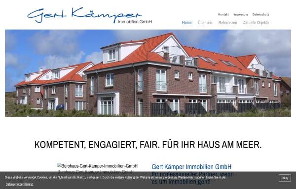 Vorschau von www.langeoog-immobilien.de, Gert Kämper Immobilien GmbH