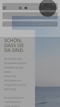Vorschau der mobilen Webseite norderneyhaus.de, Appartementhaus Am Nordstrand - Agentur Anke Onkes-Fritsching