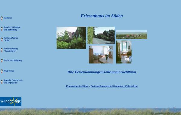 Vorschau von www.jolle-leuchtturm.de, Ferienwohnungen Jolle und Leuchtturm