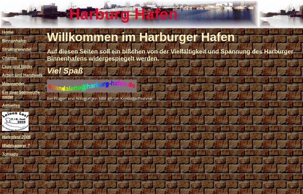 Vorschau von www.harburg-hafen.de, Harburger Hafen
